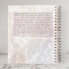 Sorority Planner - Elevate Your Planning Game with Luxe Style!